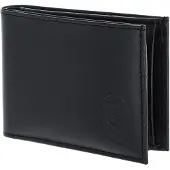 OXMOX Leder Geldbörse Leather RFID Protect Pocketbörse Freedom Lion Embossed Black schwarz