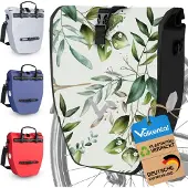 Valkental Fahrradtasche für Gepäckträger, wasserdichte Gepäckträgertasche - ValkBasic 20L spring edition