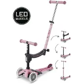 Micro Mini2Grow Deluxe LED 2.0, Kinder, Dreiradroller, Junge/Mädchen, Asphalt, 50 kg, 3 Rad/Räder