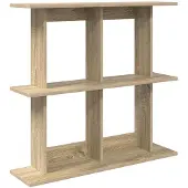 vidaXL Wandregal Wandhalterung Sonoma-Eiche 100 x 20 x 75 cm
