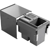 Hailo 3608601 AS Cargo Aqua 600 13/13/D mit 26 Liter Volumen für 60 cm Schrankbreite / Abfalltrennsystem