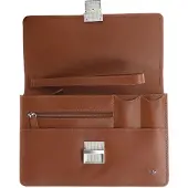 Golden Head Leder Polo Handgelenktasche 8215 Cognac braun