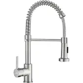 OEM Küchenarmatur mit Pull-Down-Sprühkopf Edelstahl gebürstet