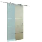 Glaszentrum Hagen Glasschiebetür Schiebetür Glastür Zimmertür ESG 1025 mm A01