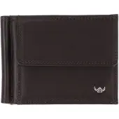 Golden Head Leder Geldbörse Geldklammer Polo RFID Protect Clip-Scheintasche 1921 Dunkelbraun