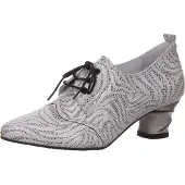 Simen Schnürhalbschuhe in weiss/weiss kombi, Gr. 36