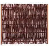 Tetzner & Jentzsch FUEGO Weidengeflechtzaun m. seitl. Rahmen 120 x 100 cm