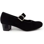 Semler Cleo Chevro Weite H Slingpumps Schwarz in Gr. 36