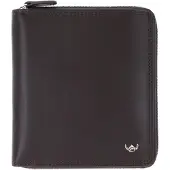 Golden Head Leder Geldbörse Polo RFID Protect RV-Kombischeintasche 3302 Dunkelbraun