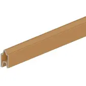 Traumgarten Sichtschutzzaun SYSTEM Startprofil unten / Design-Profil ALU Lärche, 238 cm