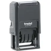Trodat Printy 4750/L1 Datumstempel mit Text, 2-farbiger Abdruck