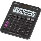 Casio Taschenrechner MJ 120D Plus, MwSt-Berechnung, 12-stelliges LC-Display, Solar- & Batteriebetrieb