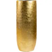 VIVANNO Bodenvase Solerio 33 cm x 33 cm x 80 cm Blattgold