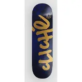 Cliché Handwritten 8.5" Skateboard Deck navy / gold Gr. Uni