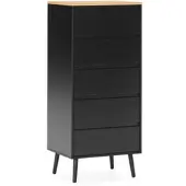 VS VENTA-STOCK KOMMODE 50/115/40 Desi schwarze Farbe