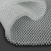 TRAUMSCHLAF 3D Mesh Abstandsgewirke Matratzenunterlage 100x200 cm - weiß