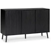 VS VENTA-STOCK SIDEBOARD Lluvia 3 Türen, Schwarz