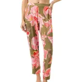 Mey Nachtmode Pyjamahose Flower Whirl | Grösse: S | Farbe: Grün/Print