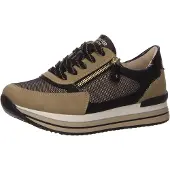 Remonte Schnürhalbschuhe in schwarz, Gr. 36
