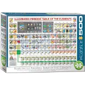 Eurographics Puzzle Periodensystem der Elemente 500XL Teile