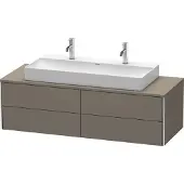 Duravit XSquare Konsolenwaschtischunterbau wandhängend, 4 Schubkästen, 1400x400x548mm, XS4915M9090