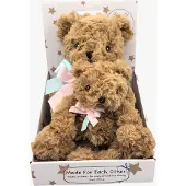 CarloBaby Geschwister-Teddy Groß & Klein, Braun