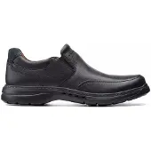 Clarks Un Brawley Step - Schwarz Glattleder Größe: 41 Normal