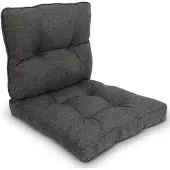 Beautissu Outdoor Loungekissen Beauflair, 60x40cm, 60x60cm, Graphitgrau