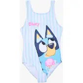 Bluey Badeanzug, Hellblau, 104-110