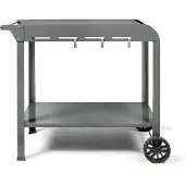 Livoo Grauer servierwagen 91,5 x 50,2 x 80 cm GS168G