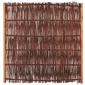 Tetzner & Jentzsch T&J FUEGO Weidengeflechtzaun Sichtschutz, 120x120 cm