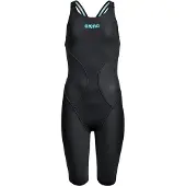 Arena Powerskin Impulso Mädchen - Black_teal - 128