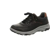 Waldlaufer H Max 18 sportlicher Schnürer Schwarz