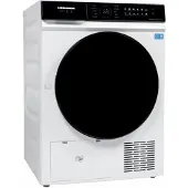 Heinner HHPD-M9K5IVC+++, Freistehend, Frontlader, Wärmepumpe, Weiß, Berührung, Rechts