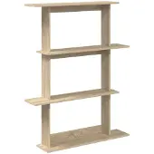 vidaXL Wandregal Sonoma-Eiche 100 x 20 x 126 cm Holzwerkstoff