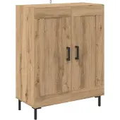 vidaXL Highboard 2 Stk. Artisan-Eiche 69,5 x 34 x 180 cm Holzwerkstoff