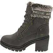Mustang Shoes High-Heel-Stiefelette "Shoes Stiefelette Lederimitat/Textil"
