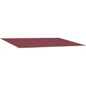 vidaXL Markisenersatzstoff Bordeauxrot 600 x 350 cm Polyester