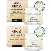 Medipharma cosmetics Olivenöl Intensivcreme Gold Zell-Aktiv Nachtcreme 2x 2x50 ml