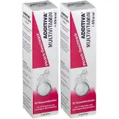 ADDITIVA Multivit.+Mineral Pfirsich R Brausetabl. 2x 2x20 St Brausetabletten