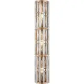 Maytoni Facet Wandleuchte, Wandlampe 3x E14 Gold-Farbe