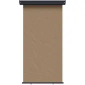 vidaXL Balkon Seitenmarkise 117 x 250 cm 100% Polyester Eisen Stahl