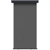 vidaXL Balkon Seitenmarkise 117 x 250 cm 100% Polyester Eisen Stahl