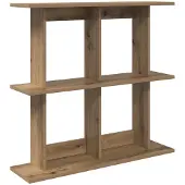 vidaXL Wandregal Wandhalterung Artisan-Eiche 100 x 20 x 75 cm