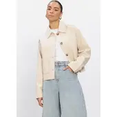 Grace & Mila Damen Jacken Ss26111011 - Creme - Größe XL