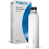 Brita 1046738, Karbonisiererflasche, Edelstahl, Weiß, Edelstahl, 0,5 ml, sodaTRIO, sodaTRIO pro, 1 Stück(e)