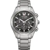 Citizen CA4750-51E Eco-Drive Herrenuhr Chronograph Solar Titan/Schwarz