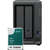Synology DS725+ 2Bay 32TB NAS met 2x 16TB Plus HDD