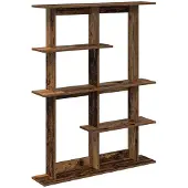 vidaXL Wandregal Altholz 102 x 20 x 130 cm Holzwerkstoff