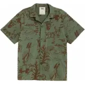 OAS Hemd Herren Poplan Cuba Green-S